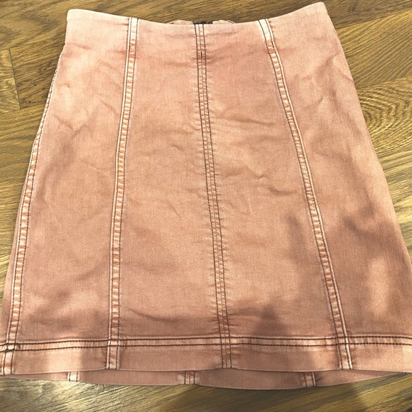 Free People Modern Femme Denim Mini Skirt in size 4 - Picture 2 of 4